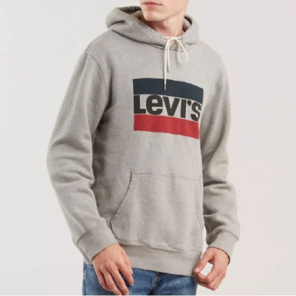 Levi’s  size medium gray Cotton hoodie sweatshirt